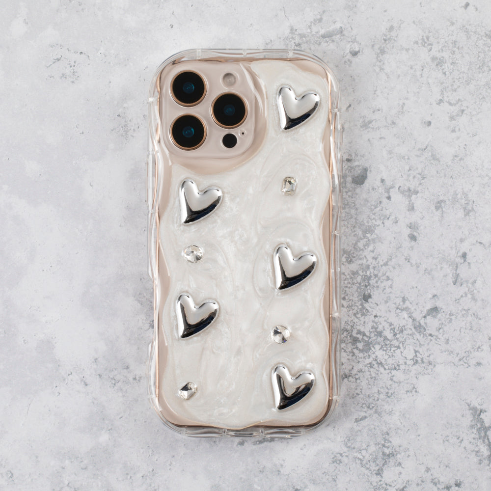 Chrome Hearts and Diamonds iPhone 17 Pro Case