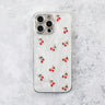 Cherry Luxe Pearl iPhone 16 Case