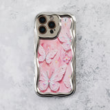 Electroplate Pink Butterfly iPhone 17 Air  Case
