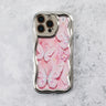 Electroplate Pink Butterfly iPhone 17 Case