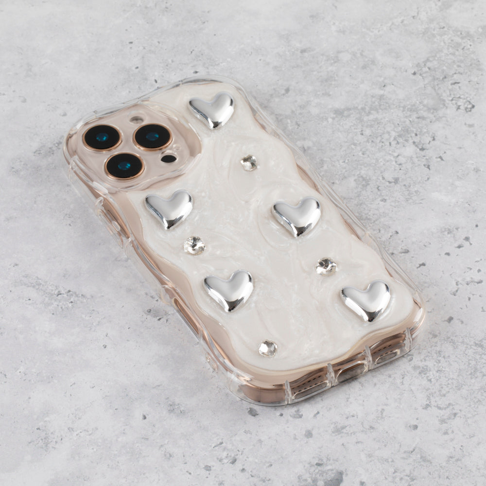 Chrome Hearts and Diamonds iPhone 16 Pro Case