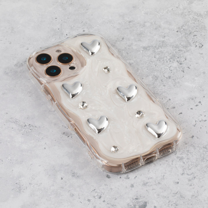 Chrome Hearts and Diamonds iPhone 16 Pro Case