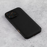 Black Lychee Vegan Leather iPhone 17 Pro Max Case