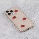 Falling Cherry Clear iPhone 17 Pro Case