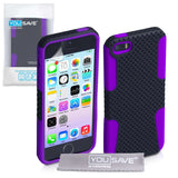 iPhone 5 Mesh Combo - Purple / Black - Mobile Madhouse