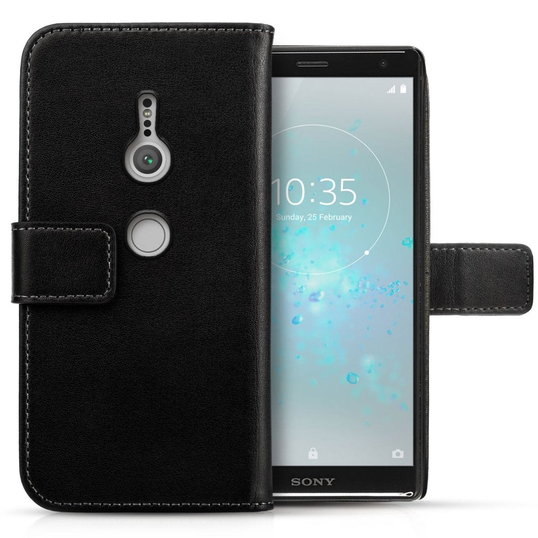 Sony Xperia XZ2 Real Wallet - Black - Mobile Madhouse