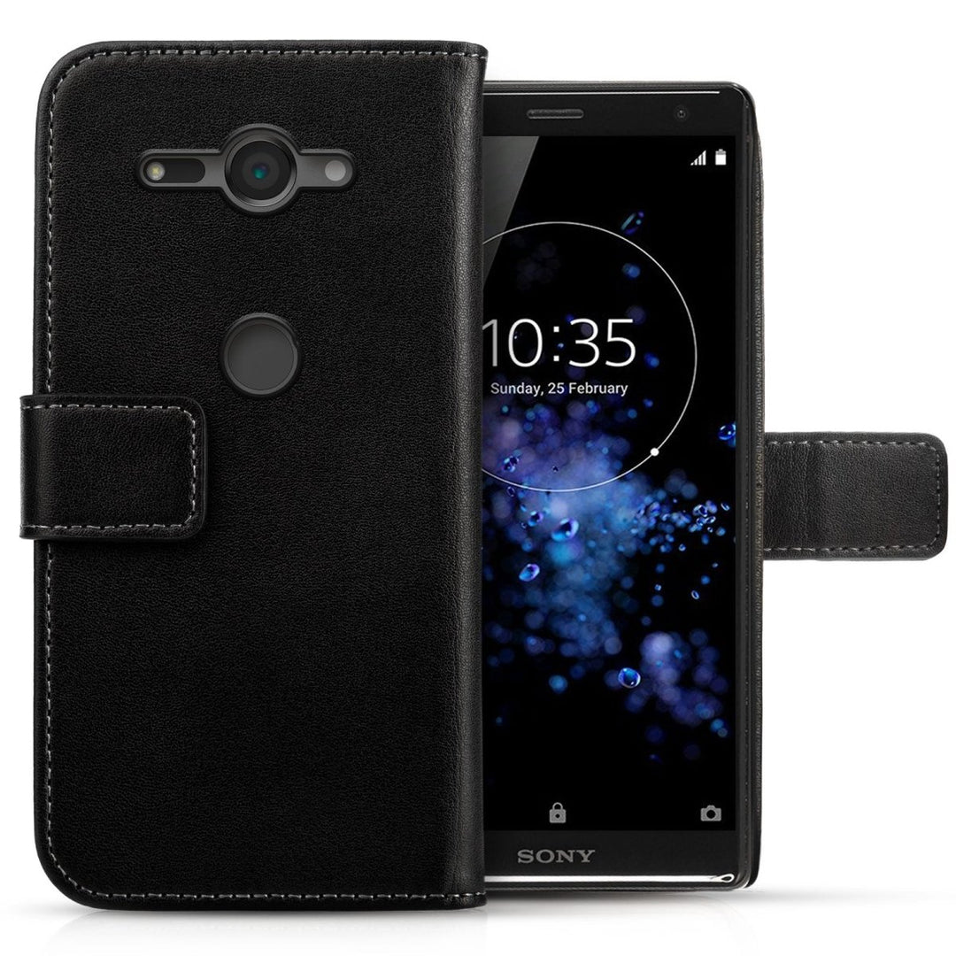 Sony Xperia XZ2 Compact Real Wallet - Black - Mobile Madhouse