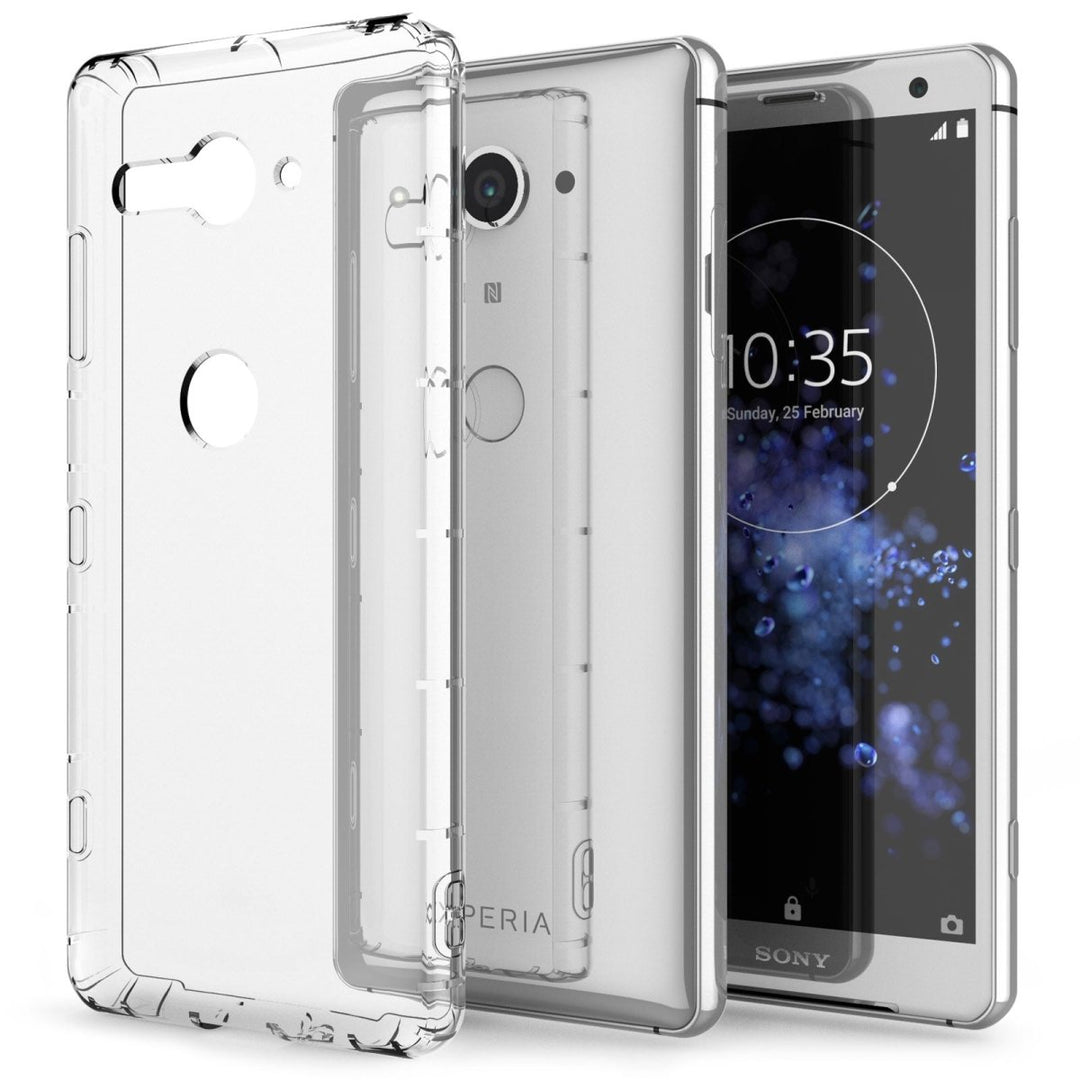 Sony Xperia XZ2 Compact Air Cushion Gel Case - Clear - Mobile Madhouse