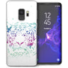 Samsung Galaxy S9 Tiger Art Colour Splash TPU Gel Case - Purple