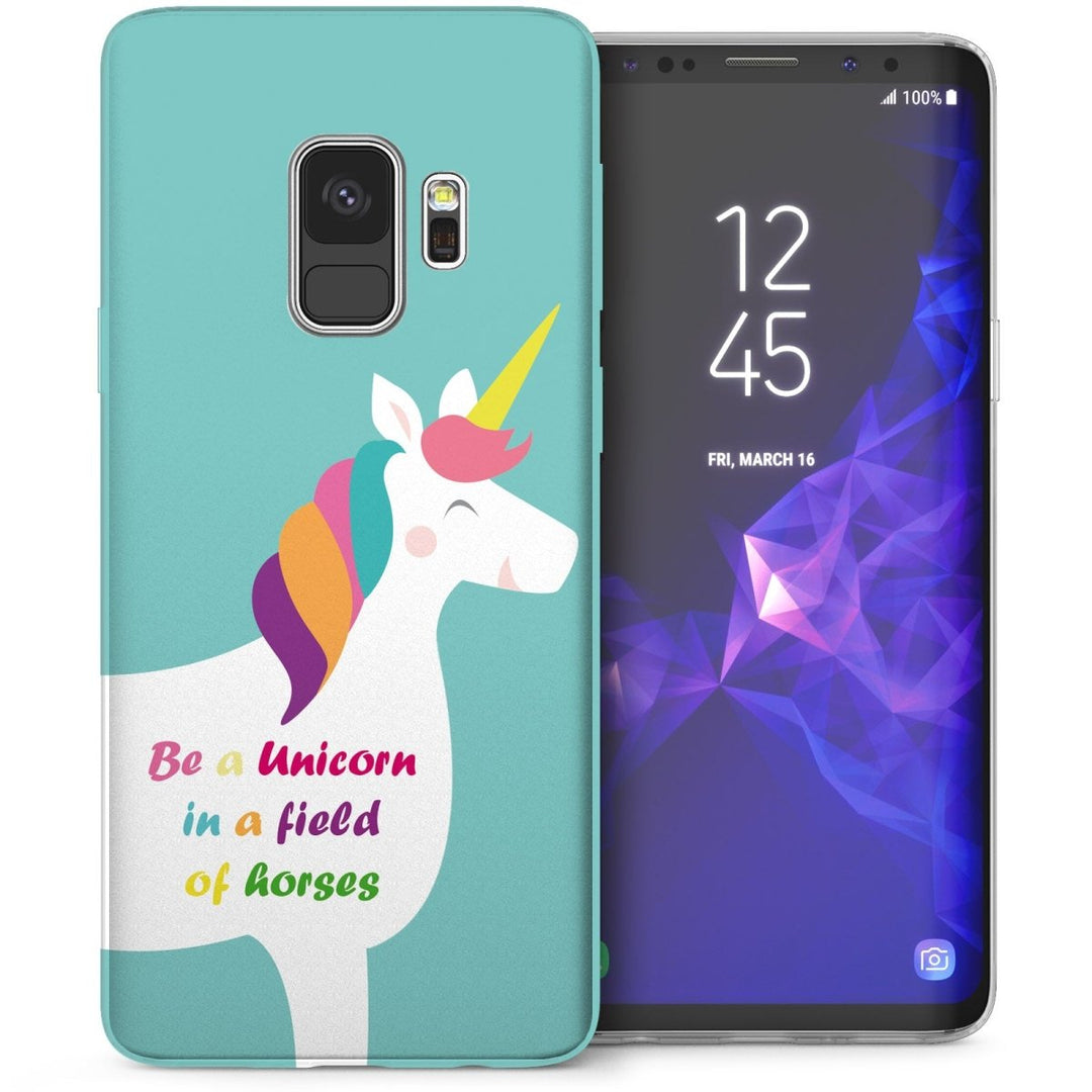 Samsung Galaxy S9 Be a Unicorn TPU Gel Case - Green - Mobile Madhouse