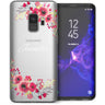Samsung Galaxy S9 Floral Personalised TPU Gel Case - Clear