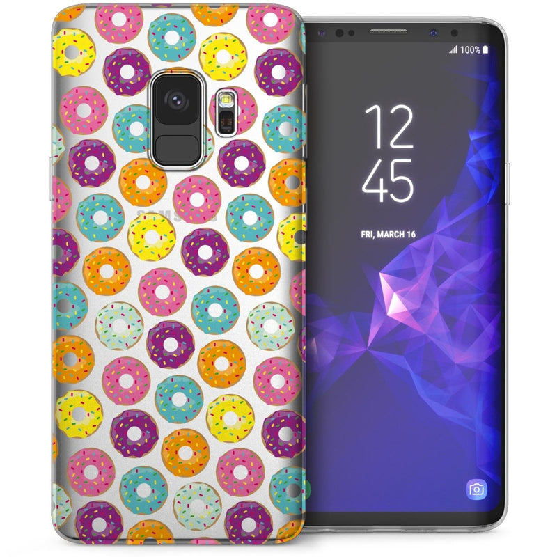 Samsung Galaxy S9 Donuts TPU Gel Case - Purple - Mobile Madhouse