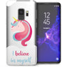 Samsung Galaxy S9 Unicorn I Believe in Myself TPU Gel Case - White