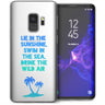 Samsung Galaxy S9 Lie In The Sunshine Quote TPU Gel Case - Blue