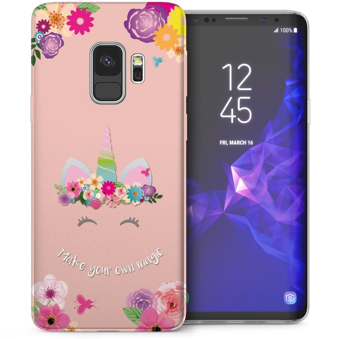 Samsung Galaxy S9 Unicorn Make Your Own Magic TPU Gel Case - Pink - Mobile Madhouse