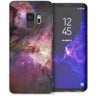Samsung Galaxy S9 Cosmic Clouds TPU Gel Case -Purple