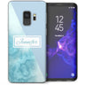 Samsung Galaxy S9 Cloudy Personalised TPU Gel Case - Blue