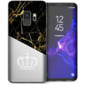 Samsung Galaxy S9 Marble Crown TPU Gel Case - Black