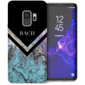 Samsung Galaxy S9 Marble Arrow Personalised TPU Gel Case - Black