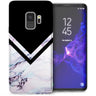 Samsung Galaxy S9 Marble Arrow TPU Gel Case - Purple