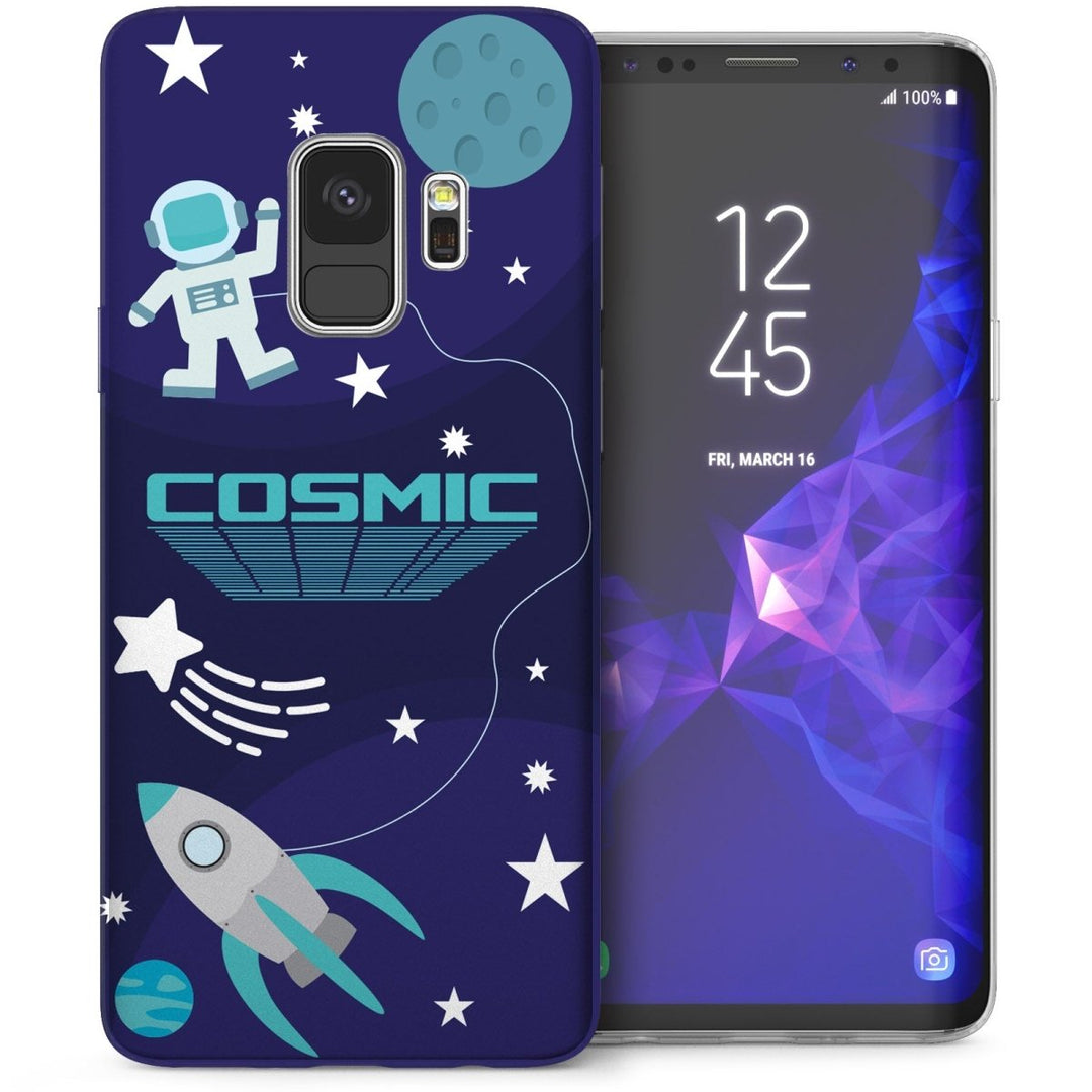 Samsung Galaxy S9 Cosmic Space TPU Gel Case - Blue - Mobile Madhouse