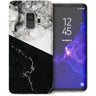 Samsung Galaxy S9 Two Tone Marble TPU Gel Case - Black