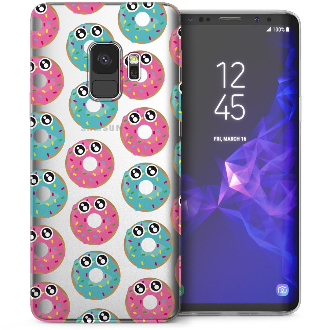 Samsung Galaxy S9 Donuts TPU Gel Case - Clear - Mobile Madhouse