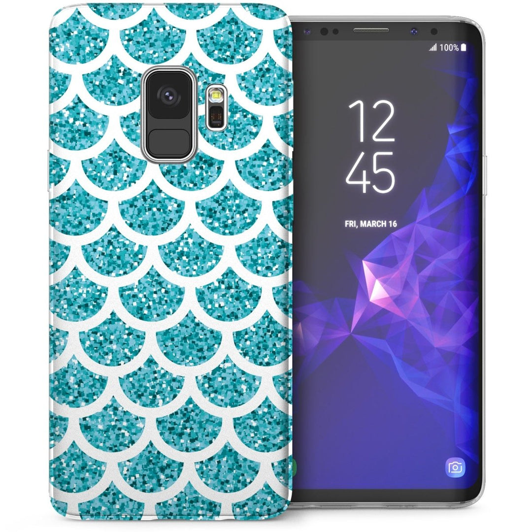 Samsung Galaxy S9 Scales Mosaic TPU Gel Case - Blue - Mobile Madhouse
