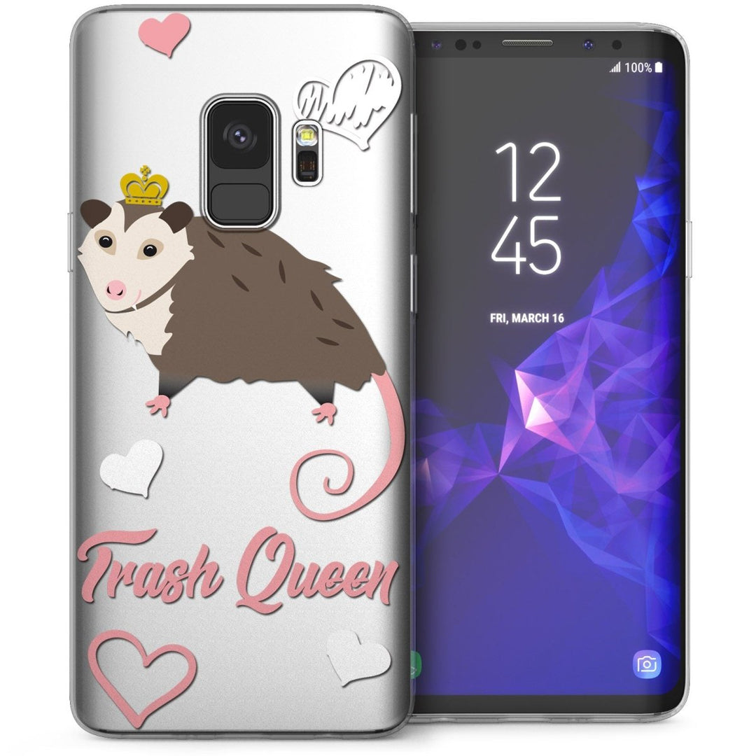 Samsung Galaxy S9 Trash Queen TPU Gel Case - White - Mobile Madhouse