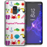 Samsung Galaxy S9 Tropical Paradise TPU Gel Case - White