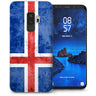 Samsung Galaxy S9 Plus Retro Iceland Flag TPU Gel Case - Blue