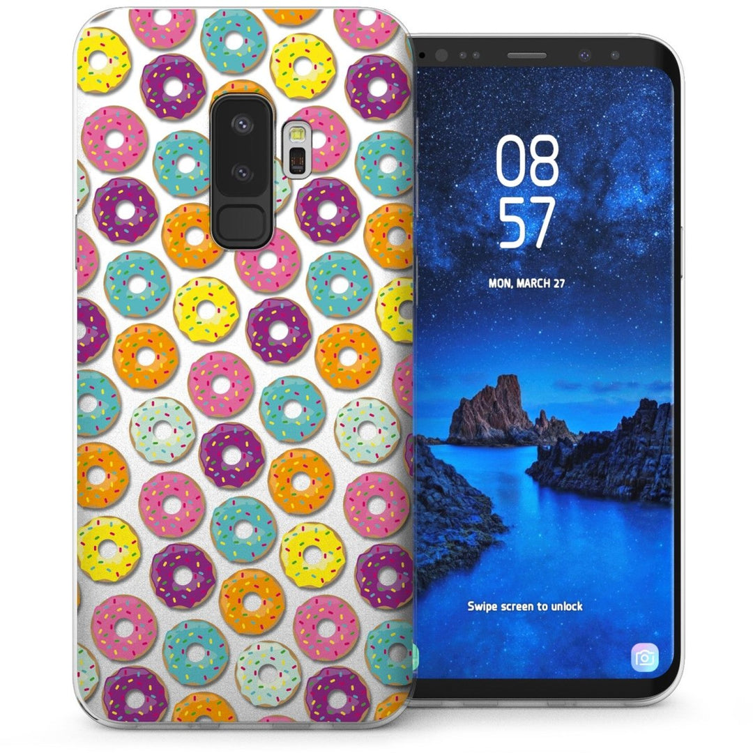 Samsung Galaxy S9 Plus Donuts TPU Gel Case - Purple - Mobile Madhouse