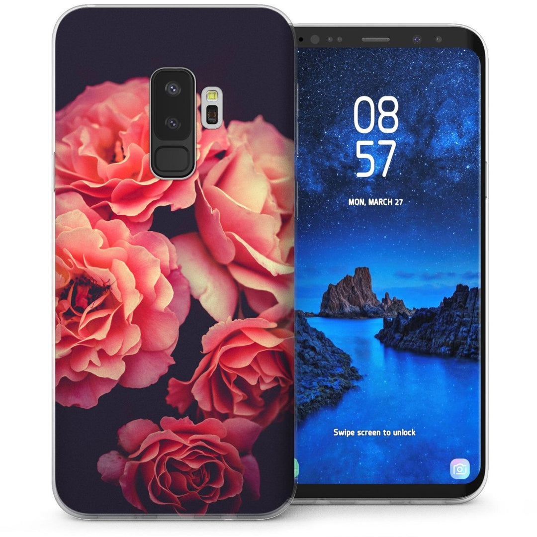 Samsung Galaxy S9 Plus Roses TPU Gel Case - Pink - Mobile Madhouse