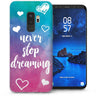 Samsung Galaxy S9 Plus Never Stop Dreaming Quote TPU Gel Case - Pink