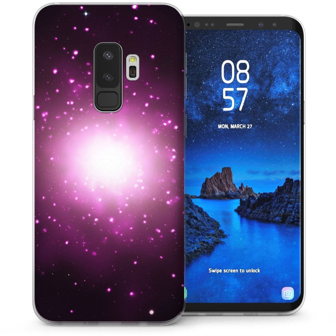 Samsung Galaxy S9 Plus Space Shining Light TPU Gel Case - Black - Mobile Madhouse