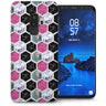 Samsung Galaxy S9 Plus Marble Hexagons TPU Gel Case - Pink