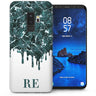 Samsung Galaxy S9 Plus Marble Melt Personalised TPU Gel Case - Green