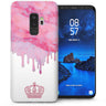 Samsung Galaxy S9 Plus Marble Melt Crown TPU Gel Case - Pink