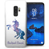 Samsung Galaxy S9 Plus Unicorn Rampant Personalised TPU Gel Case - Purple