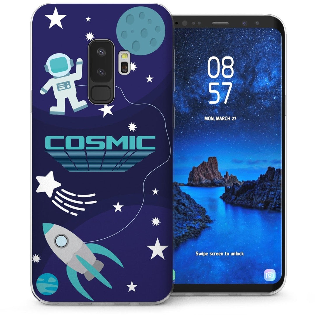Samsung Galaxy S9 Plus Cosmic Space TPU Gel Case - Blue - Mobile Madhouse