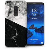 Samsung Galaxy S9 Plus Two Tone Marble TPU Gel Case - Black - Mobile Madhouse