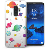 Samsung Galaxy S9 Plus Planets And Sweets TPU Gel Case - White - Mobile Madhouse