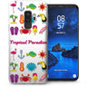 Samsung Galaxy S9 Plus Tropical Paradise TPU Gel Case - White
