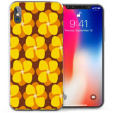 iPhone X Retro Floral Buttercup TPU Gel Case - Yellow - Mobile Madhouse