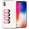 iPhone X Good Vibes TPU Gel Case - Pink