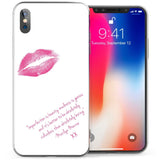 iPhone X Marilyn Monroe Quote TPU Gel Case - White - Mobile Madhouse