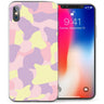 iPhone X Pink Camouflage TPU Gel Case - Pink