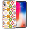 iPhone X Pastel Colours Flowers TPU Gel Case