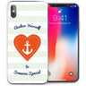 iPhone X Anchor Someone Special Love Heart TPU Gel Case
