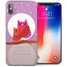 iPhone X Mother’s Love Inspiring Quote TPU Gel Case - Purple